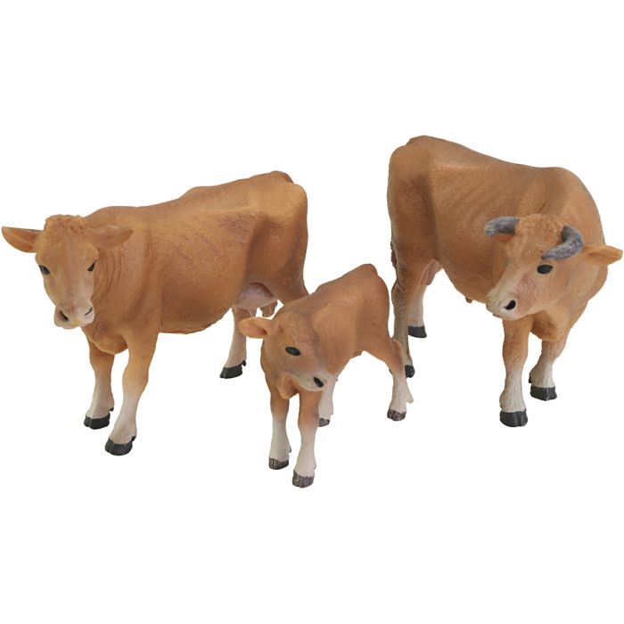 Jersey ku-familie, 3 stk./ 1 stk.