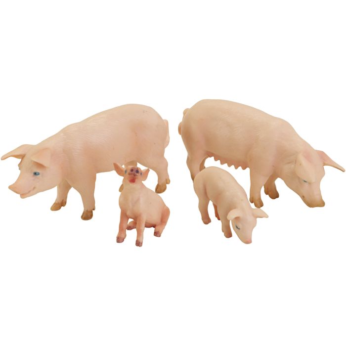 Grisefamilie, 4 stk./ 1 sett