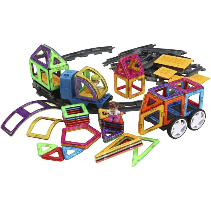 Magnetisk Konstruksjons-sett, 99 stk./ 1 sett