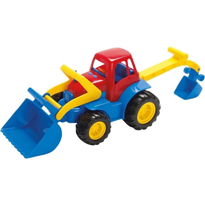 Dantoy traktor med traktorgraver, 30 cm, 1 pk.