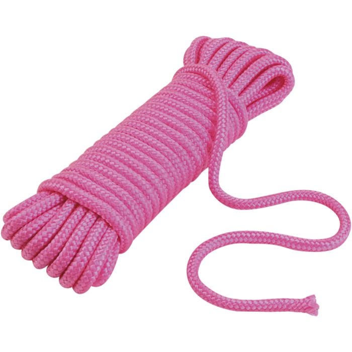 Hoppetau uten håndtak, dia. 7 mm, pink, 10 m/ 1 stk.