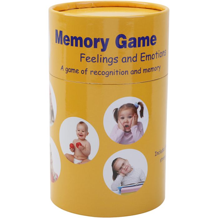 Huskespill Følelser, 56 brikker, 1 stk.