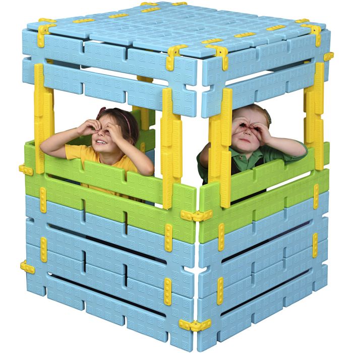 Polydron Hyttebyggesett, 76 deler/ 1 sett