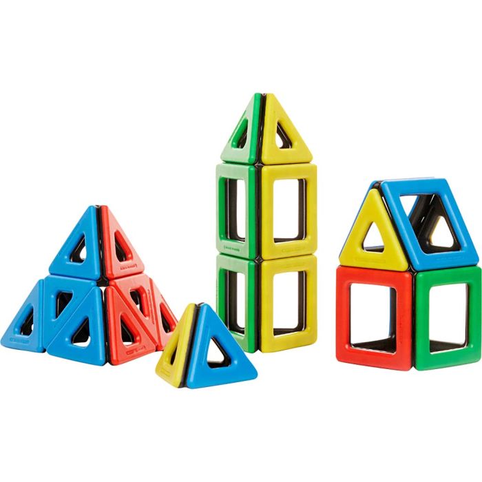 Polydron magnetisk konstruksjonssett, 32 deler/ 1 pk.