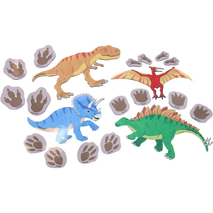Dinosaurspill, str. 13 - 78 cm, 20 deler/ 1 sett