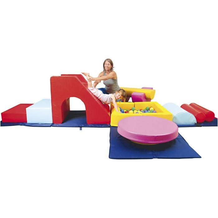 Skumklosser, H: 100 cm, L: 100 cm, B: 100 cm, 16 deler/ 1 pk.