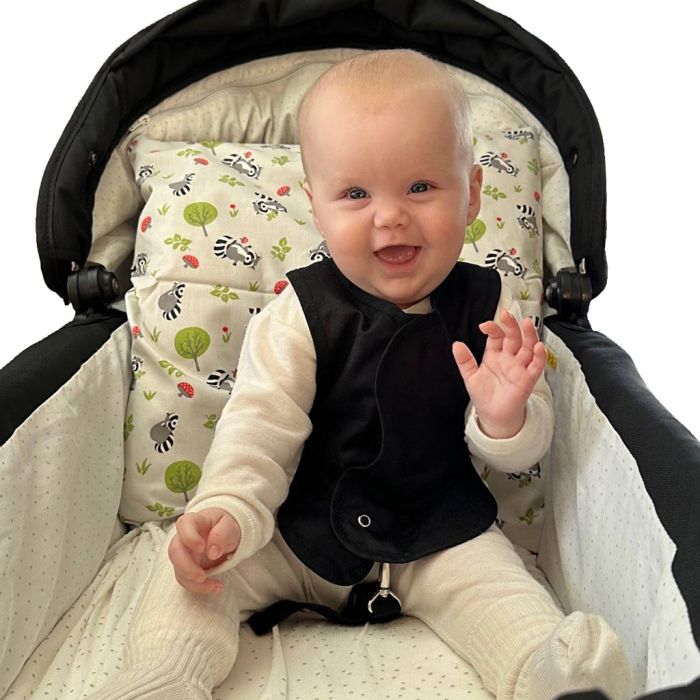 Barnevognsele med glidelås, 1 stk.