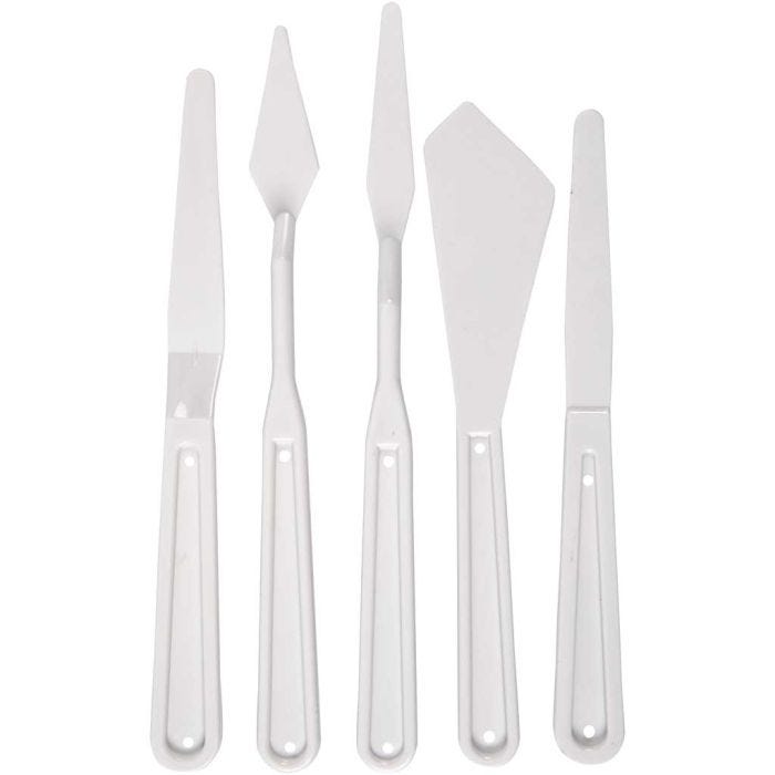 Sparkler, L: 17-20 cm, B: 13-33 mm, hvit, 5 stk./ 1 pk.