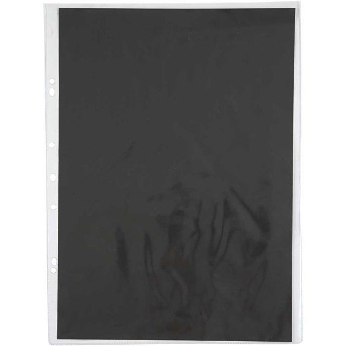 Plastlomme, A2, ark 420x600 mm, str. 42x60 cm, 10 stk./ 1 pk.