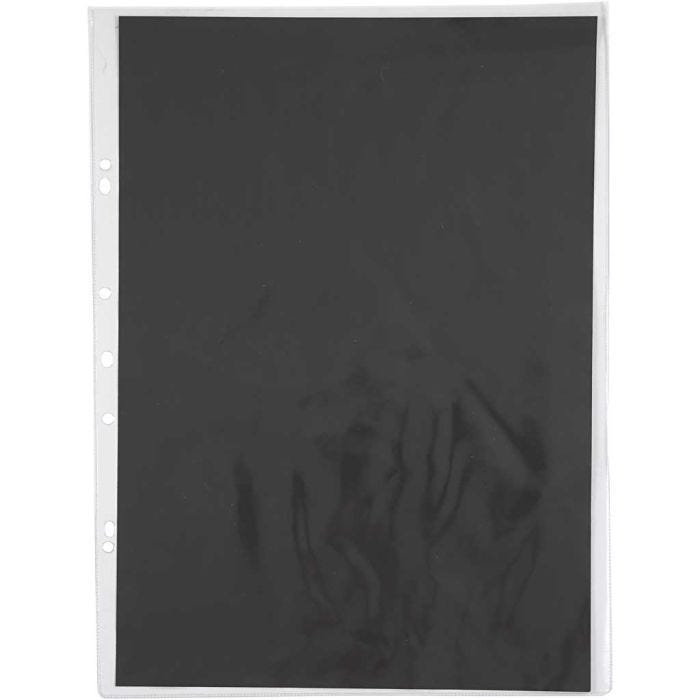 Plastlomme, A3, str. 30x42 cm, 10 stk./ 1 pk.