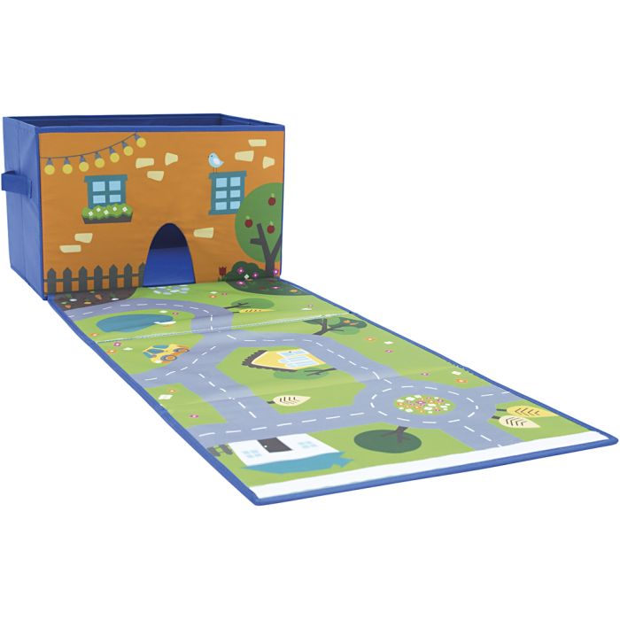 Sammenleggbart Lekehus/Teppe, Hus, str. 25x38x26/75 cm, 1 stk.