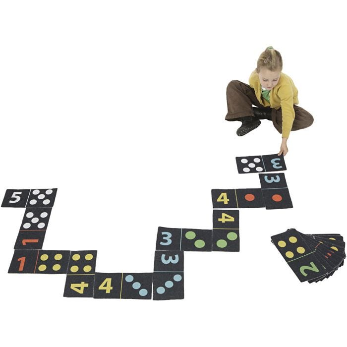 Kjempe domino, 25 stk./ 1 sett