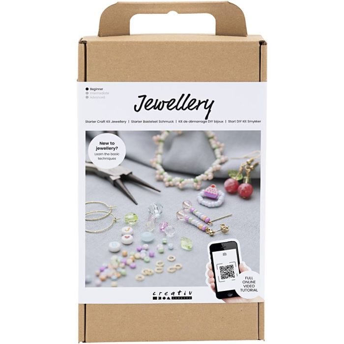 Start DIY Kit Smykker Sterke Farger, 1 pk.