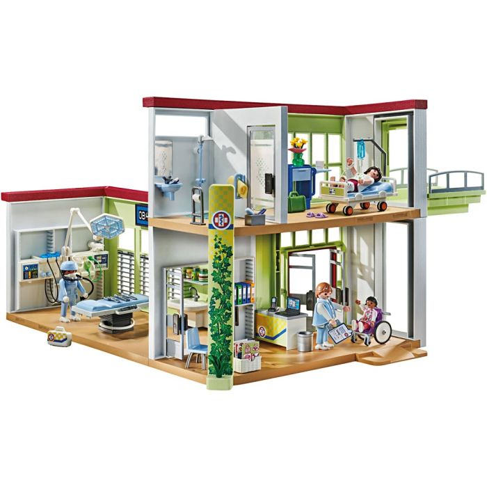 Playmobil moderne sykehus, str. 70x31x34 cm, ca. 165 deler, 1 pk.