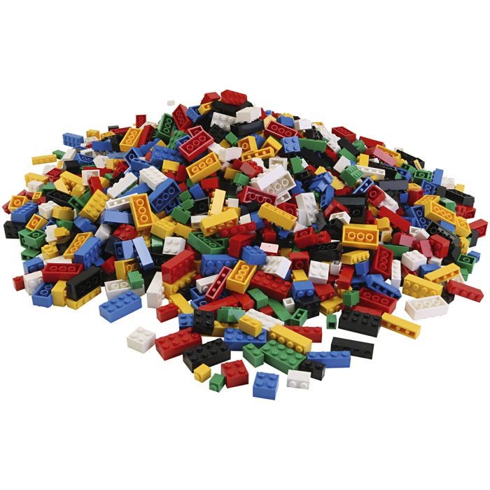 Q-bricks Klosser, 2000 stk./ 1 sett