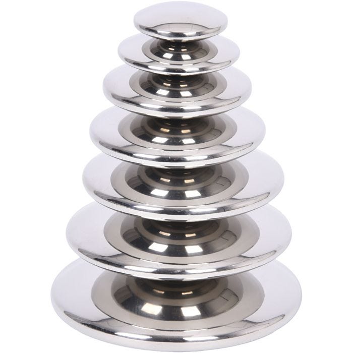 Sensoriske Speilsteiner, str. 5-14 cm, 7 stk./ 1 sett