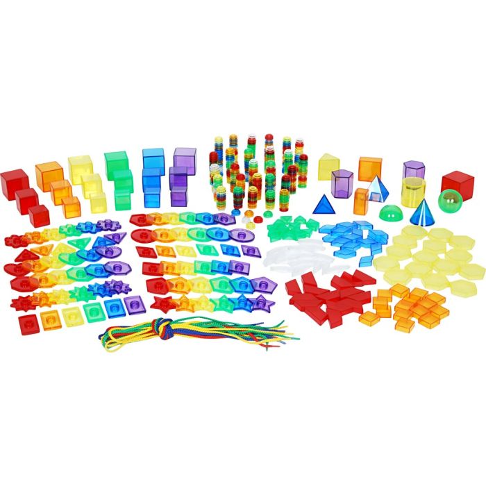 Matematikksett til lysbord, 504 deler/ 1 pk.