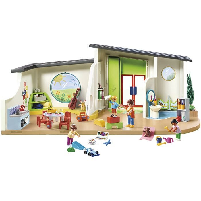 Playmobil Barnehage Regnbuen, 50,5x27x19,5 cm, 1 sett