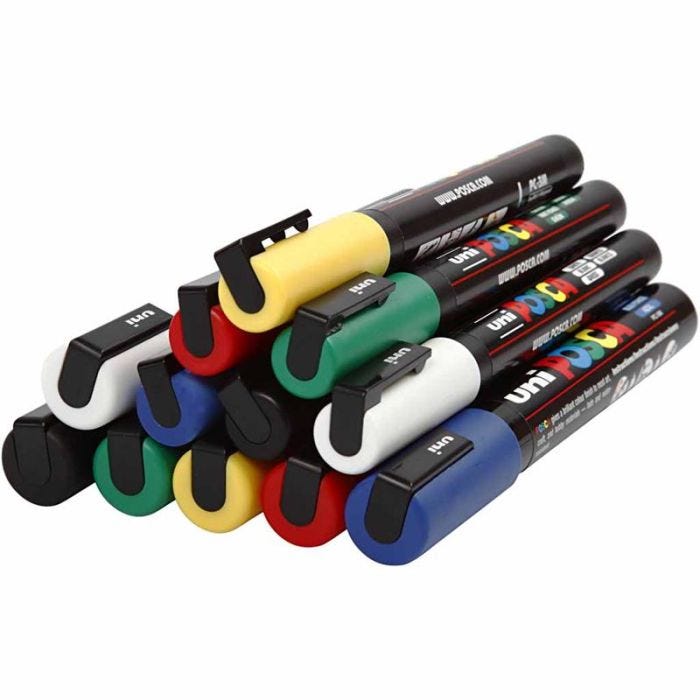 Posca Tusj, 12 stk./ 1 pk.