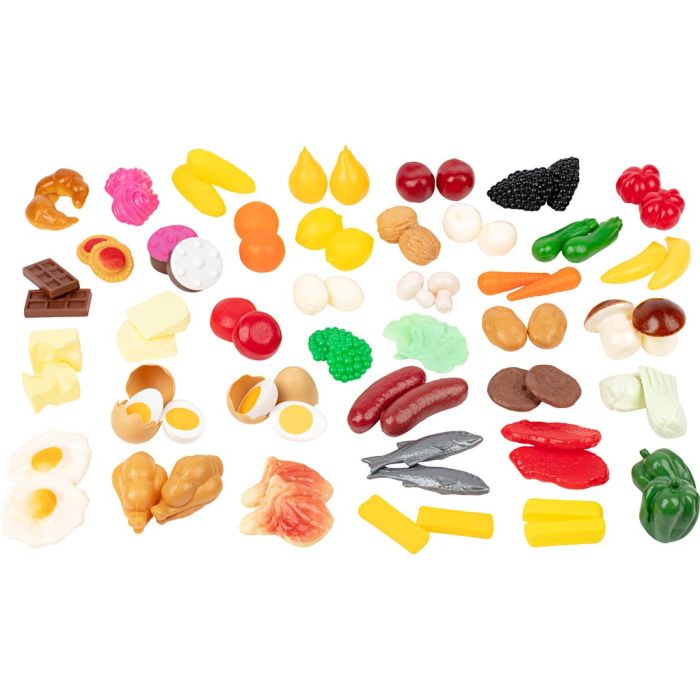 Play food, str. 4,5-20 cm, 84 deler/ 1 pk.