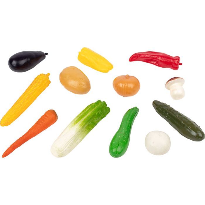 Plastgrønnsaker, str. 7,5-27 cm, 12 stk./ 1 pk.