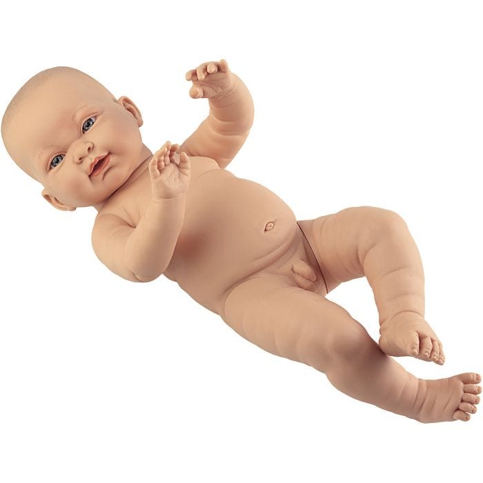 Babydukke, Lys gutt, 45 cm, 1 stk.