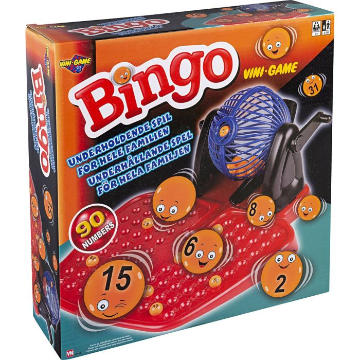 Bingo med nummerkuler, 1 stk.