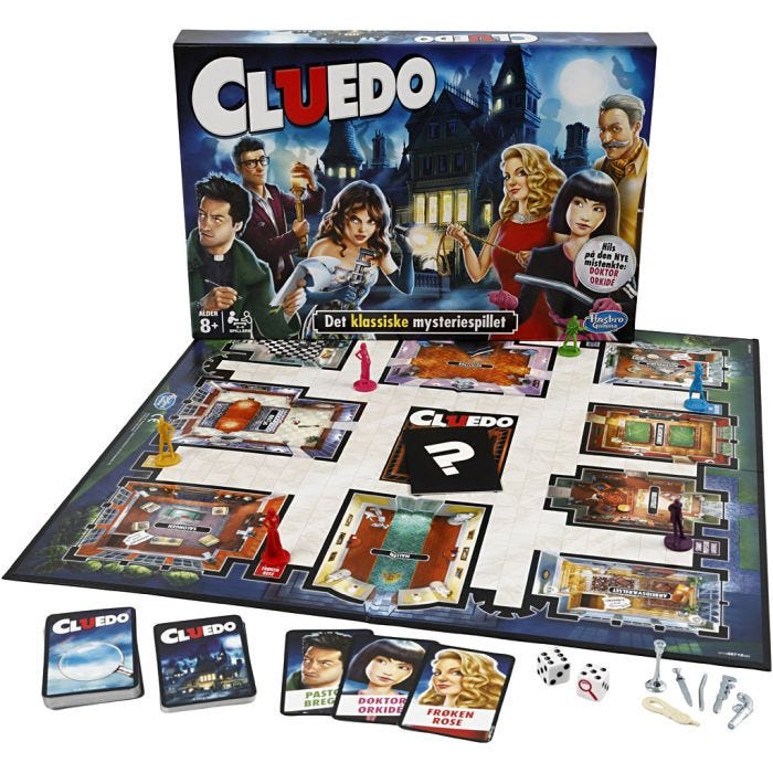 Cluedo, NO, 1 pk.