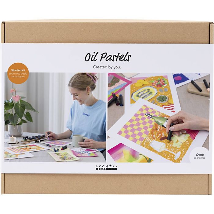 Start DIY Kit Oljepastell, ass. farger, 1 pk.