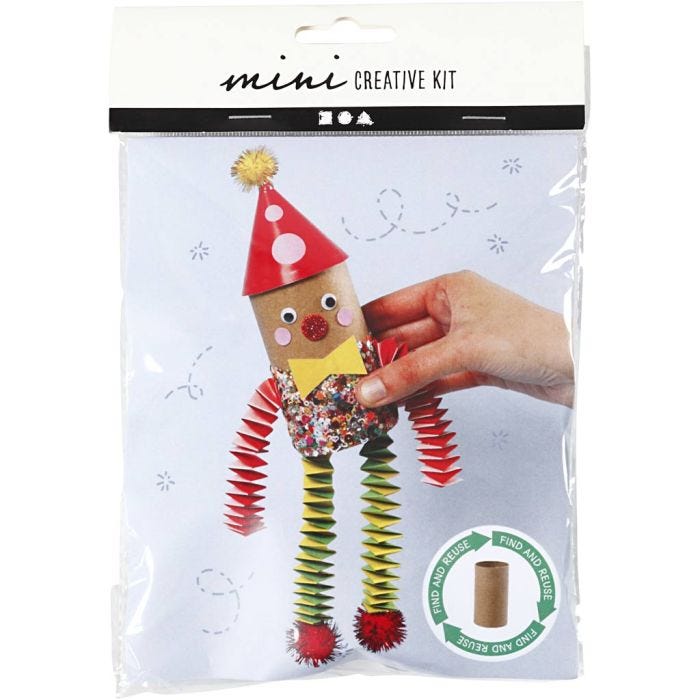 Mini DIY Kit, Dorull klovn, 1 pk.