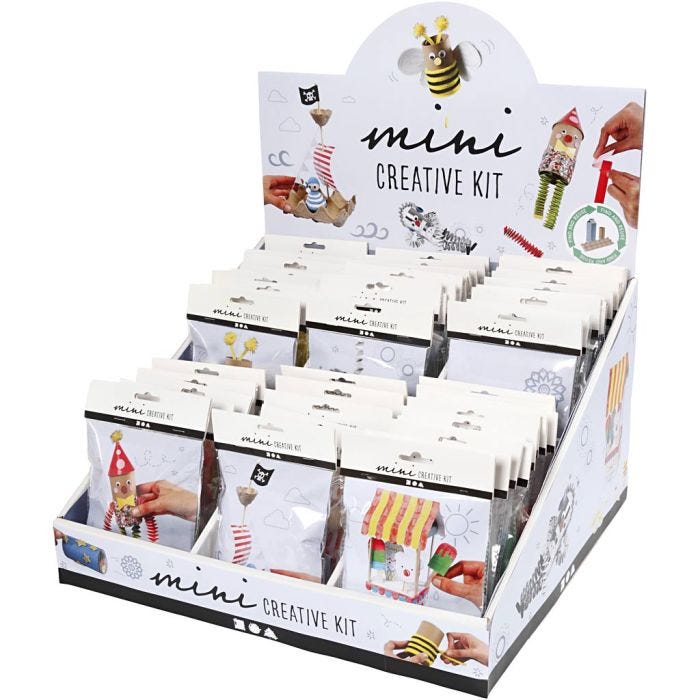 Borddisplay med Mini DIY Kit, 60 sett/ 1 pk.