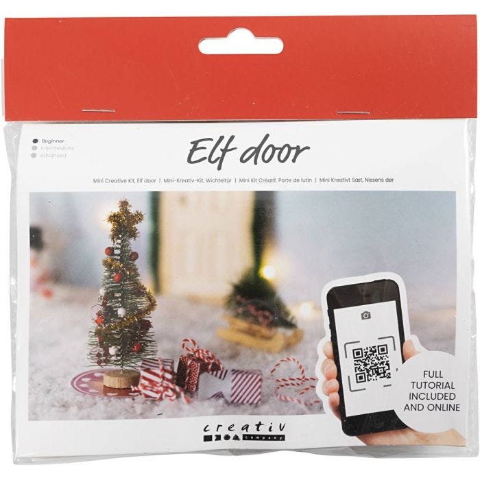Mini DIY Kit Alvedør, Juletre, 1 pk.