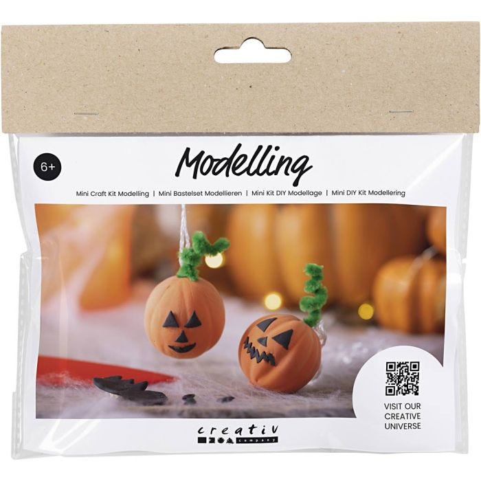 Mini DIY Kit Modellering, Gresskar, 1 pk.