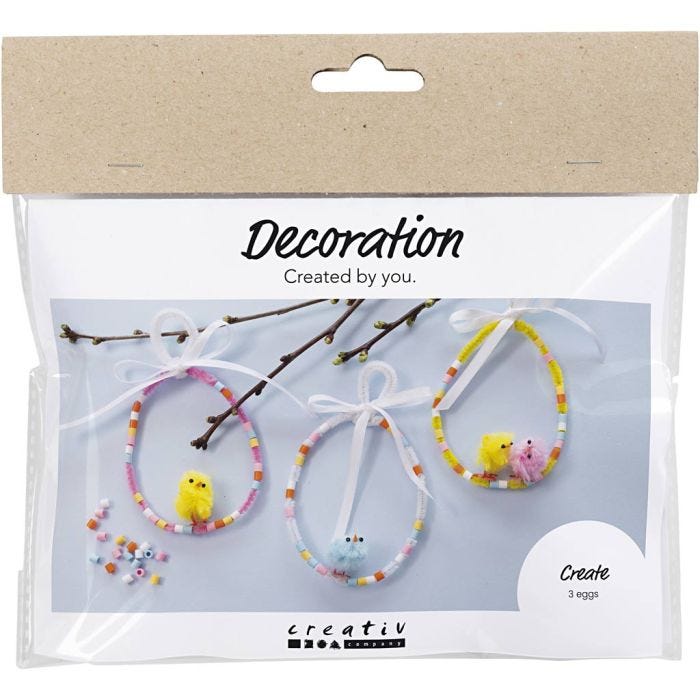 Mini DIY Kit Dekorasjon, ass. farger, 1 pk.