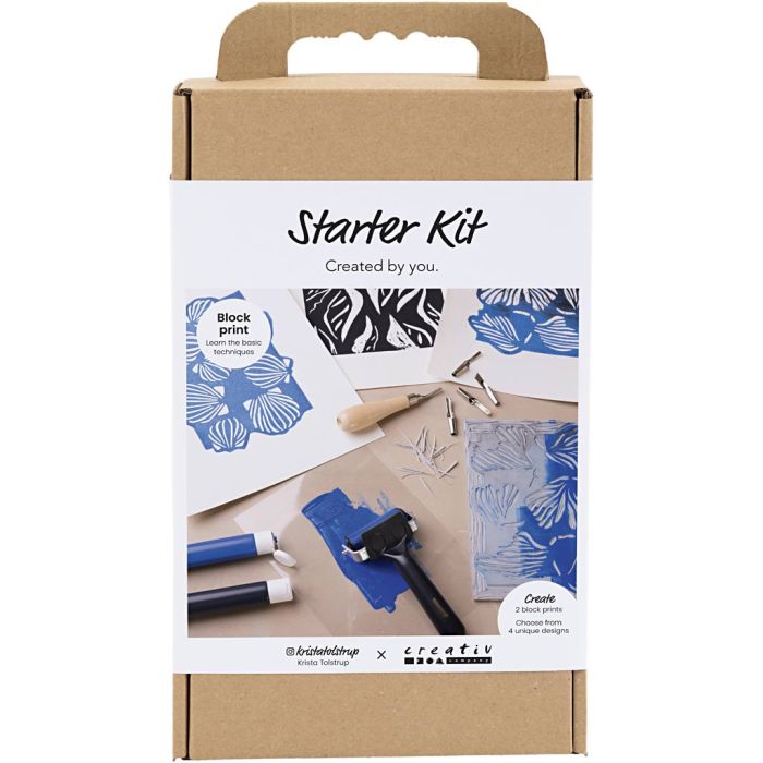 Start DIY Kit Blokktrykk, 1 pk.