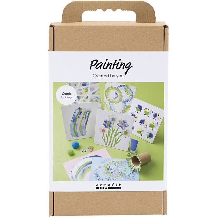 DIY Kit Maling, ass. farger, 1 pk.