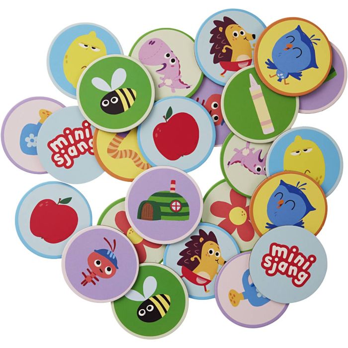 Pinnsvinet Børstes dreiespill, 24 brikker, 1 stk./ 1 pk.