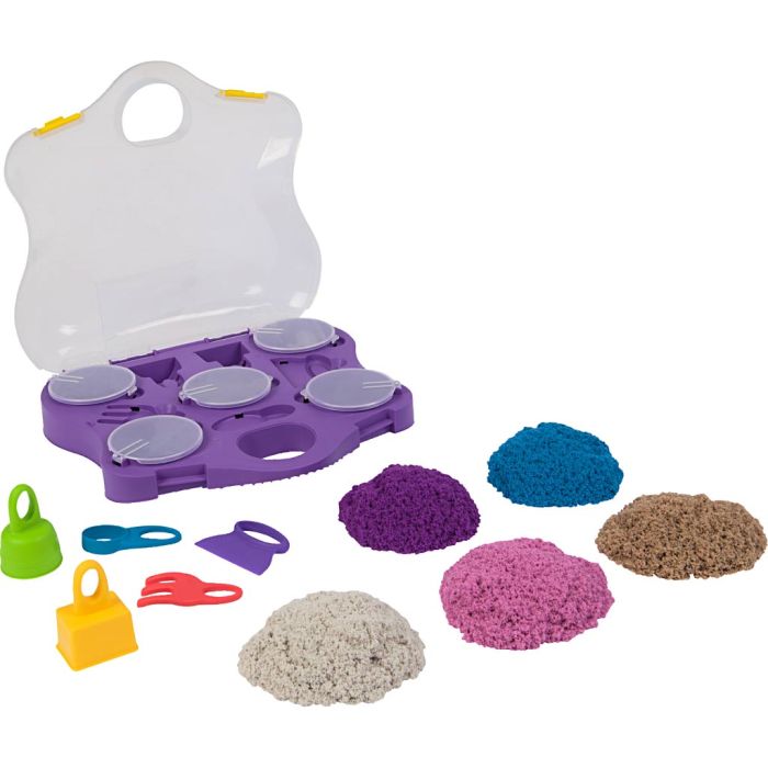 Kinetic Sand® sammenleggbar sandkasse, str. 27.94x30.48x7.12 cm, 900 g/ 1 pk.