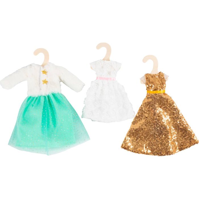 Dukkeklær, L: 29 cm, 3 stk./ 1 pk.