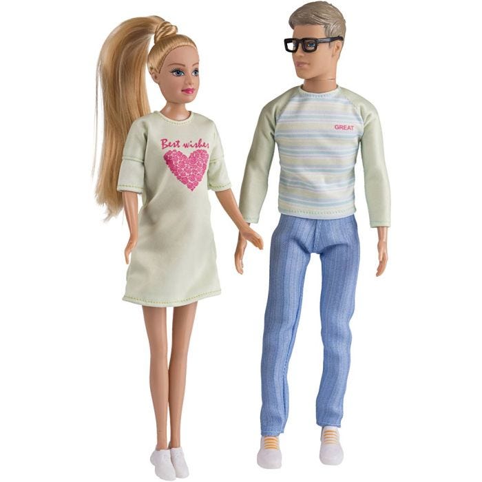 Jorun og Jack - gravid, 6deler/ 1 sett