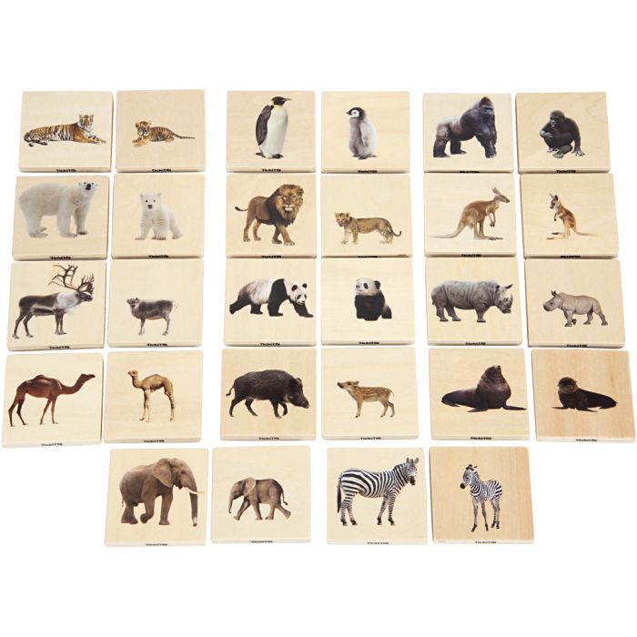 Match Ville Dyr, str. 7x7 cm, 1 stk.