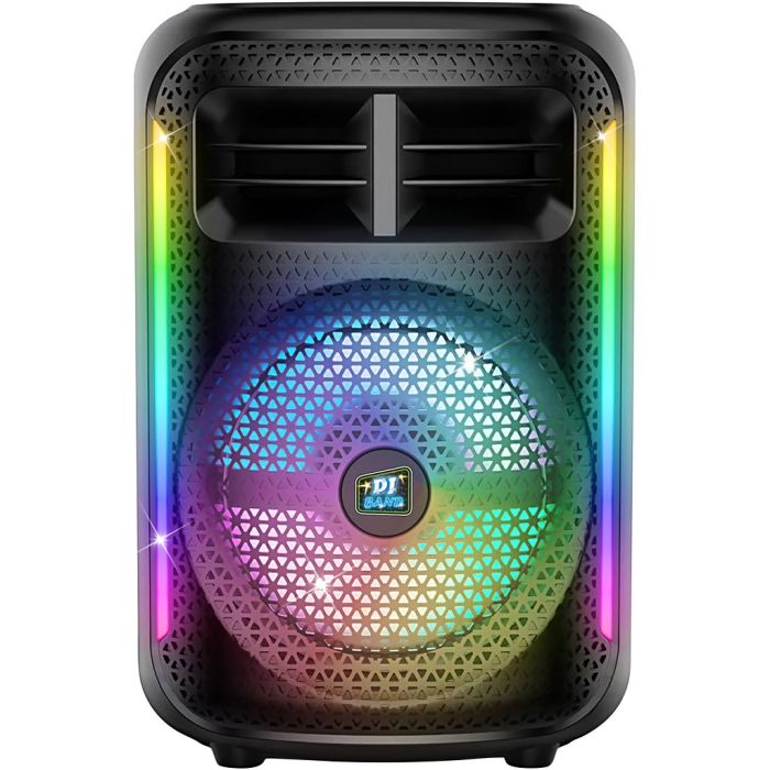 Karaokehøyttaler med mikrofon, H: 36 cm, D: 22 cm, L: 25 cm, 1 stk.