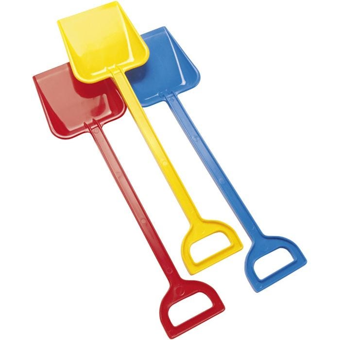 dantoy Spade, L: 50 cm, 10 stk./ 1 sett