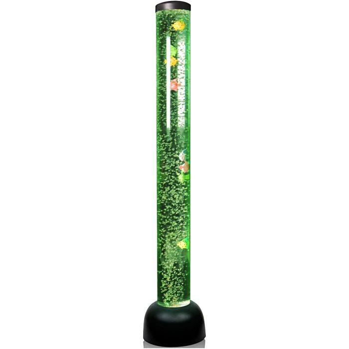 Boblerør, 100 cm, 10 cm, svart, 1 stk.
