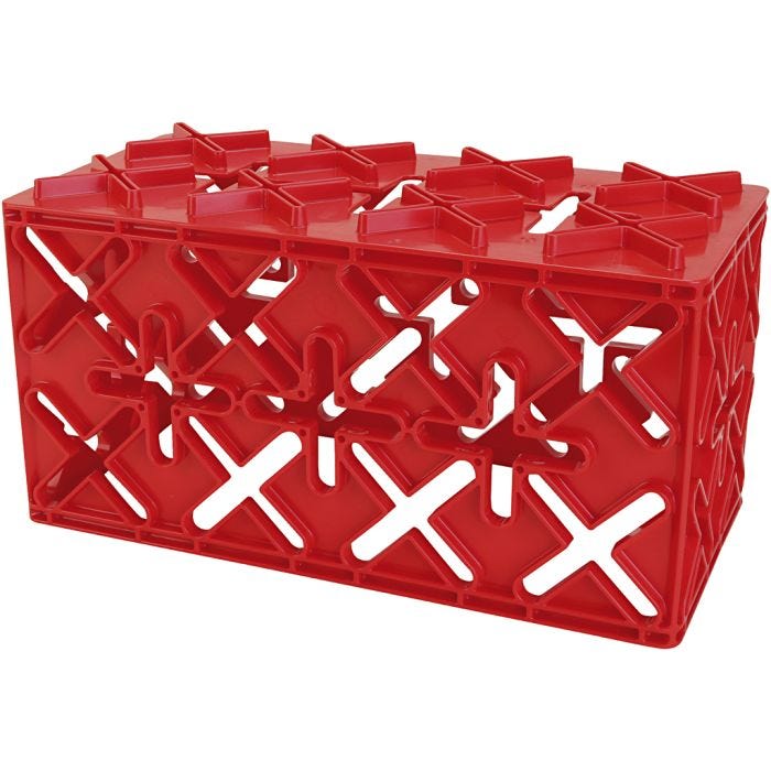 X Block, byggeklosser, str. 45x22,5x22,5 cm, 10 stk./ 1 sett