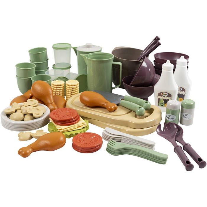 dantoy Green Garden Frokost og Salat, 98 deler/ 1 sett