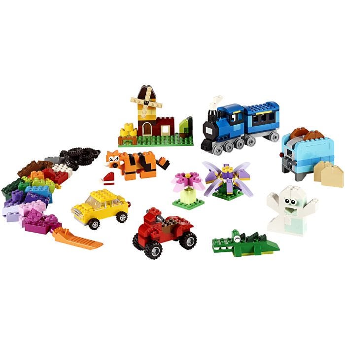 LEGO® Classic Kreative, mellomstore klosser, 484 stk./ 1 pk.
