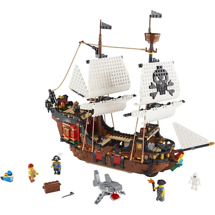 LEGO® Creator Piratskip, 1260 deler/ 1 pk.