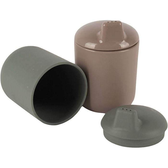 dantoy små tutekopper, H: 10 cm, dia. 7 cm, 2 stk./ 1 pk.