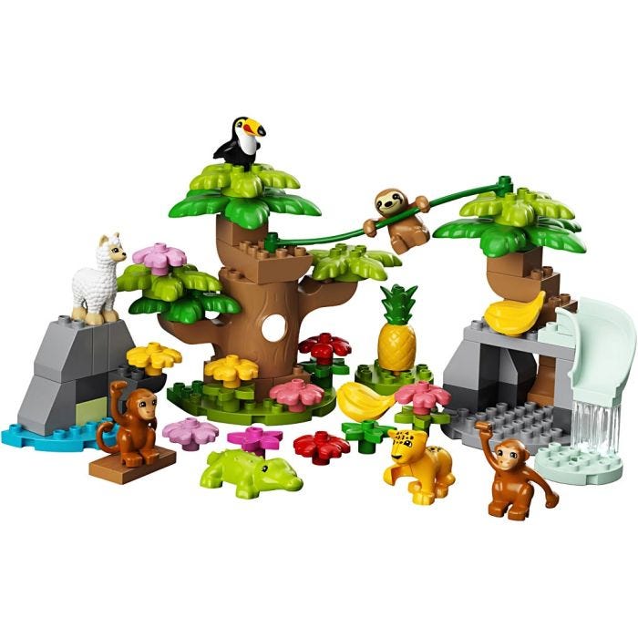 LEGO® DUPLO® Ville Dyr fra Sør-Amerika, 71 deler/ 1 pk.